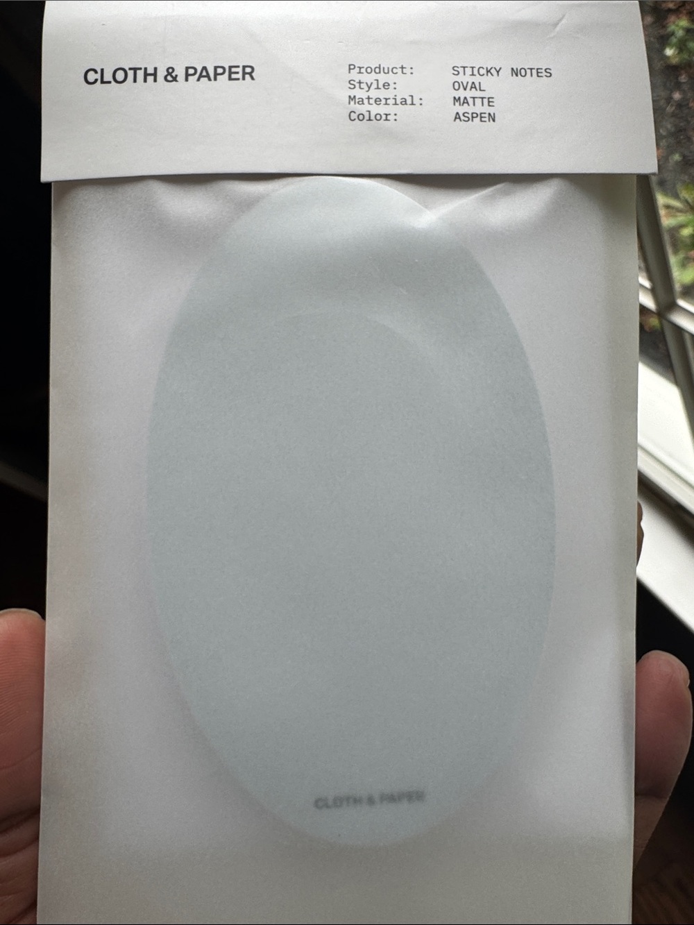 🏷️ NWT Cloth & Paper Oval Sticky Notes - Picture 4 of 4